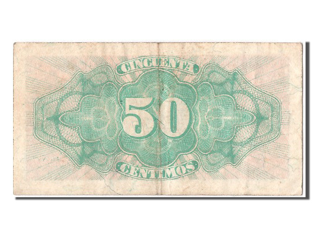 Banconote, Spagna, 50 Centimos, 1937, BB