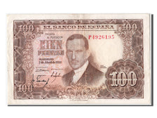 Banknote, Spain, 100 Pesetas, 1953, 1953-04-07, AU(55-58)