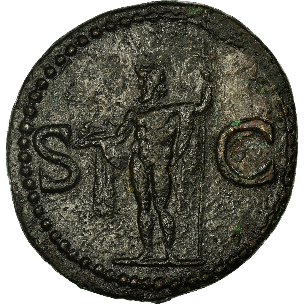 Moneda, Caligula, As, Roma, MBC, Cobre, Cohen:3