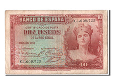 Banconote, Spagna, 10 Pesetas, 1935, MB