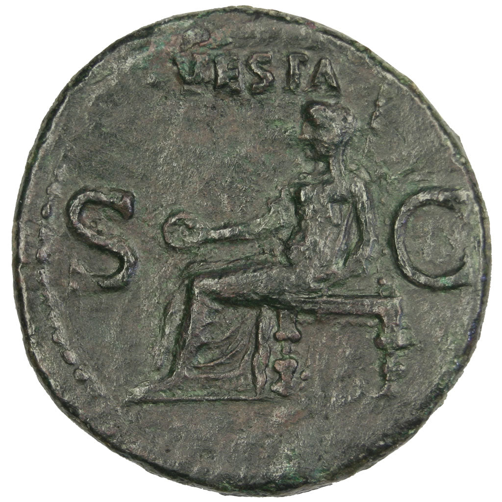 Caligula, As, Roma, EF(40-45), Bronze, Cohen #27, 10.77