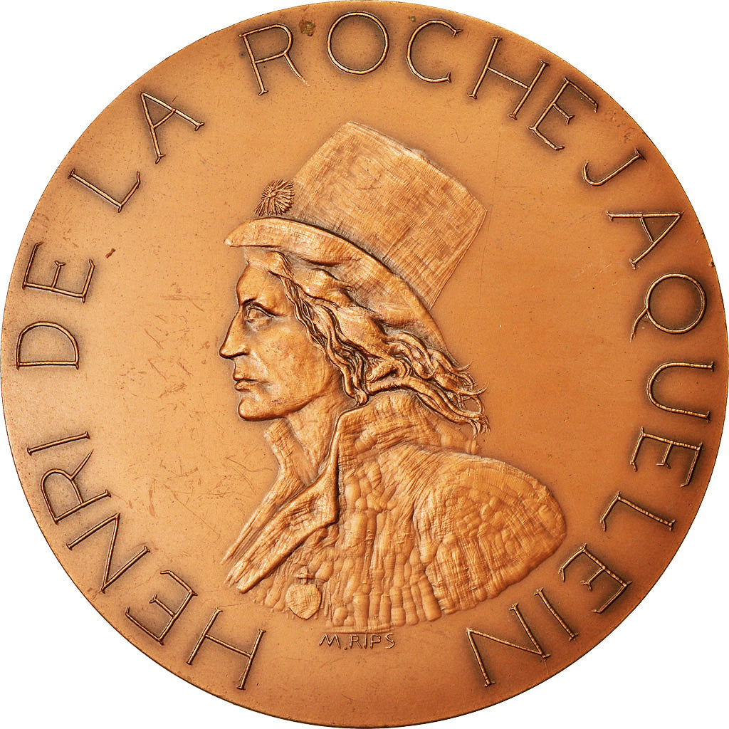 France, Médaille, Révolution, Henri de la Rochejaquelein, History, 1982, Rips