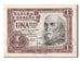 Banknote, Spain, 1 Peseta, 1953, 1953-07-22, AU(55-58)