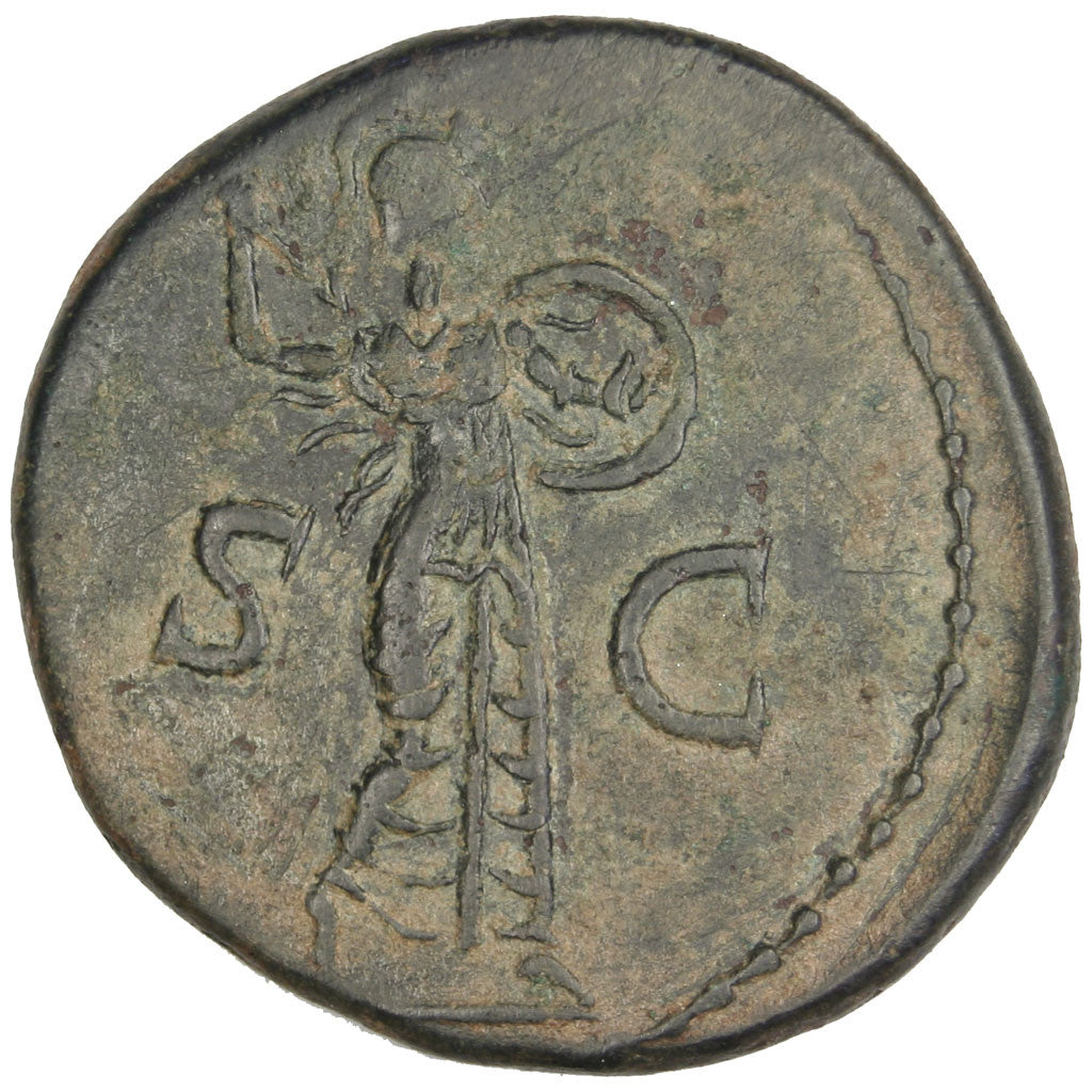 Claudius, As, Roma, EF(40-45), Bronze, Cohen #84, 12.10