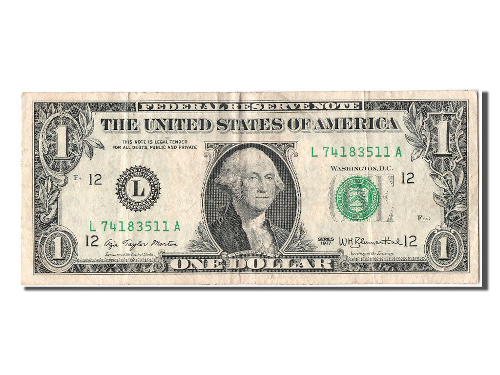 United States, 1 Dollar, 1977, EF(40-45), L74183511A