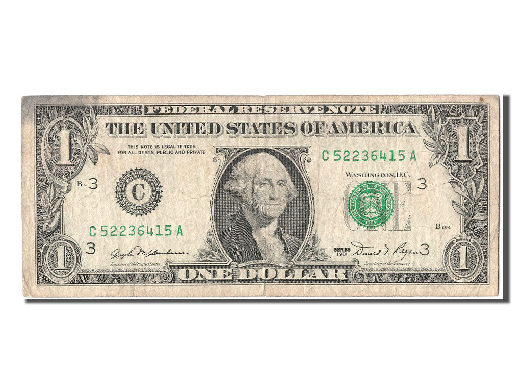 United States, 1 Dollar, 1981, EF(40-45), C52236415A