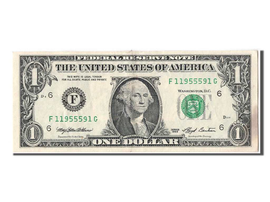 United States, 1 Dollar, 1993, AU(55-58), F11955591G