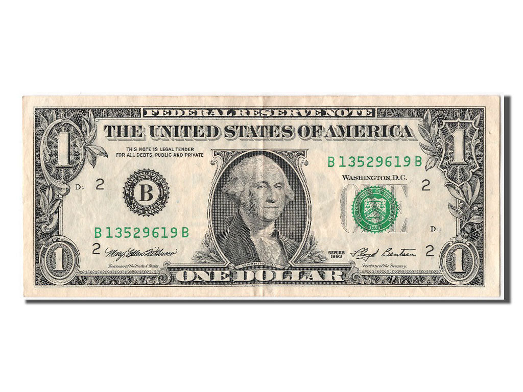 United States, One Dollar, 1993, KM #4013, AU(55-58), B13529619B