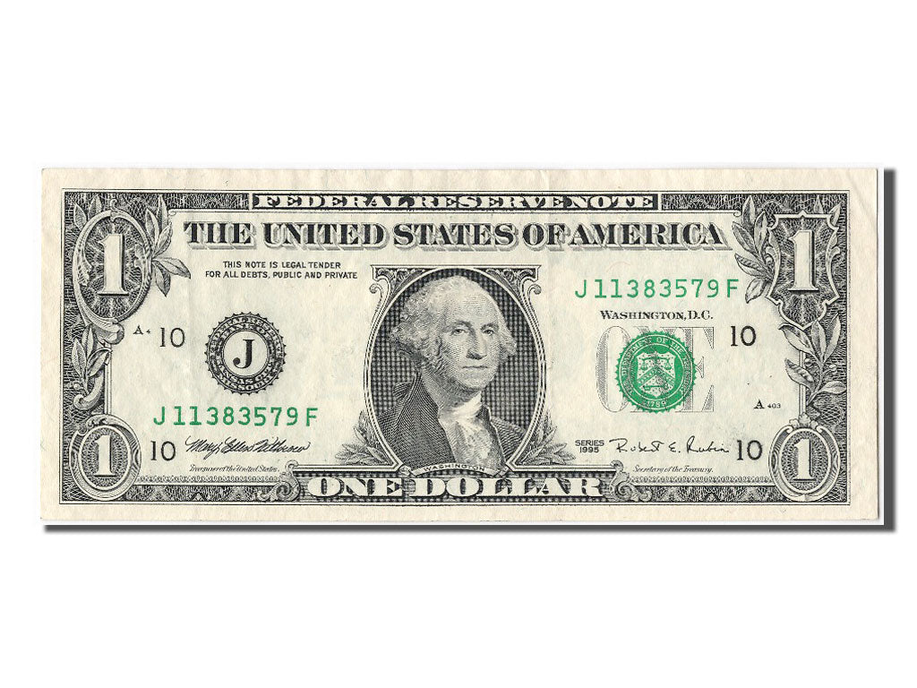 United States, One Dollar, 1995, KM #4243, AU(55-58), J11383579F