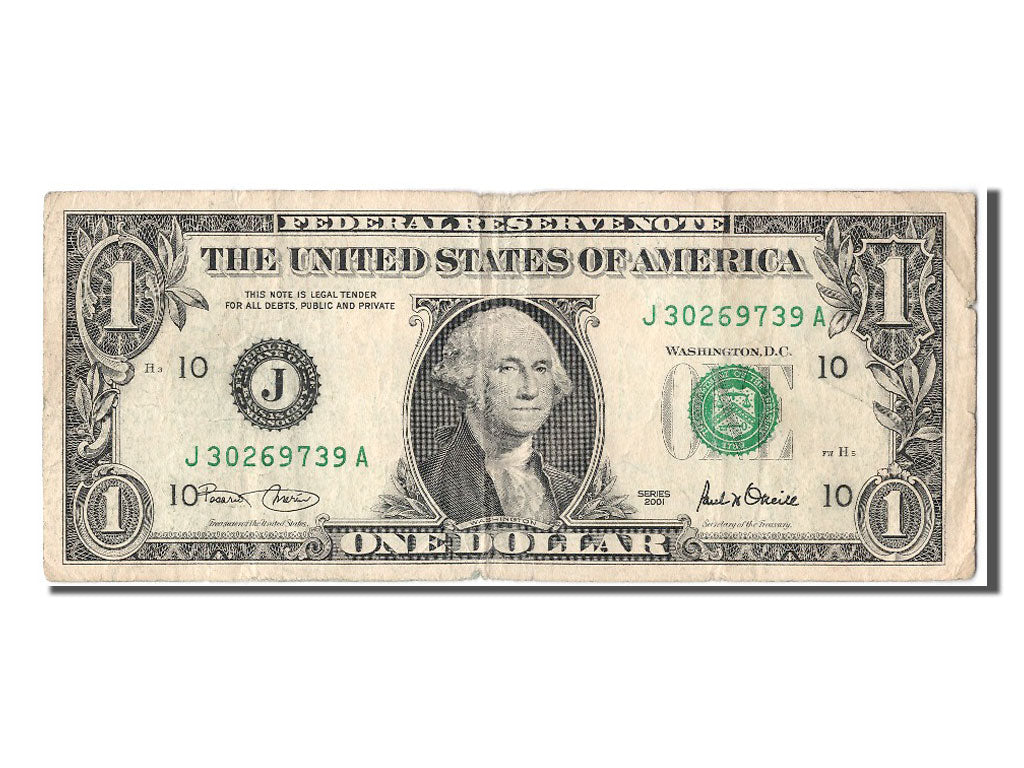 United States, One Dollar, 2001, KM #4584, VF(30-35), J30269739A