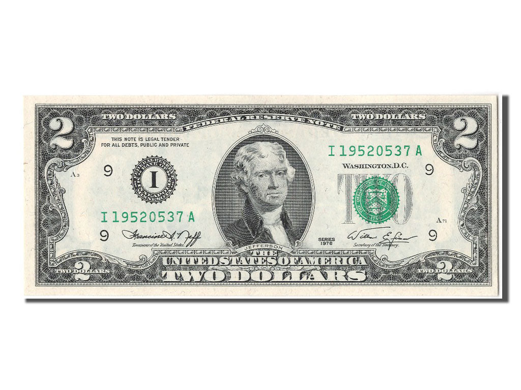 Billet, États-Unis, Two Dollars, 1976, NEUF