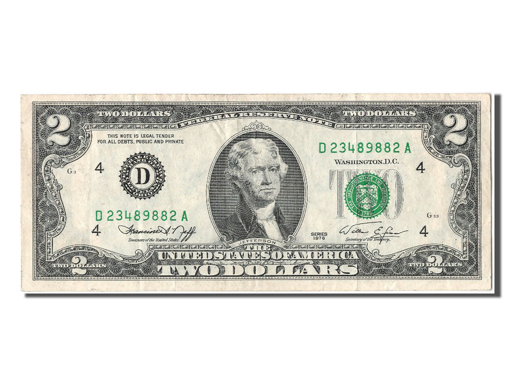 United States, 2 Dollars, 1976, AU(50-53), D23489882A