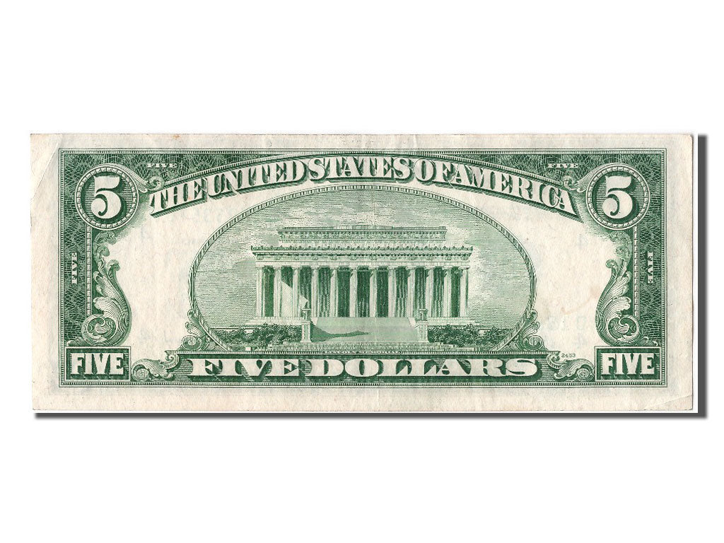 United States, Five Dollars, 1950, KM #1818, AU(55-58), D15863570B