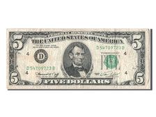 United States, 5 Dollars, 1974, EF(40-45), D54709723B