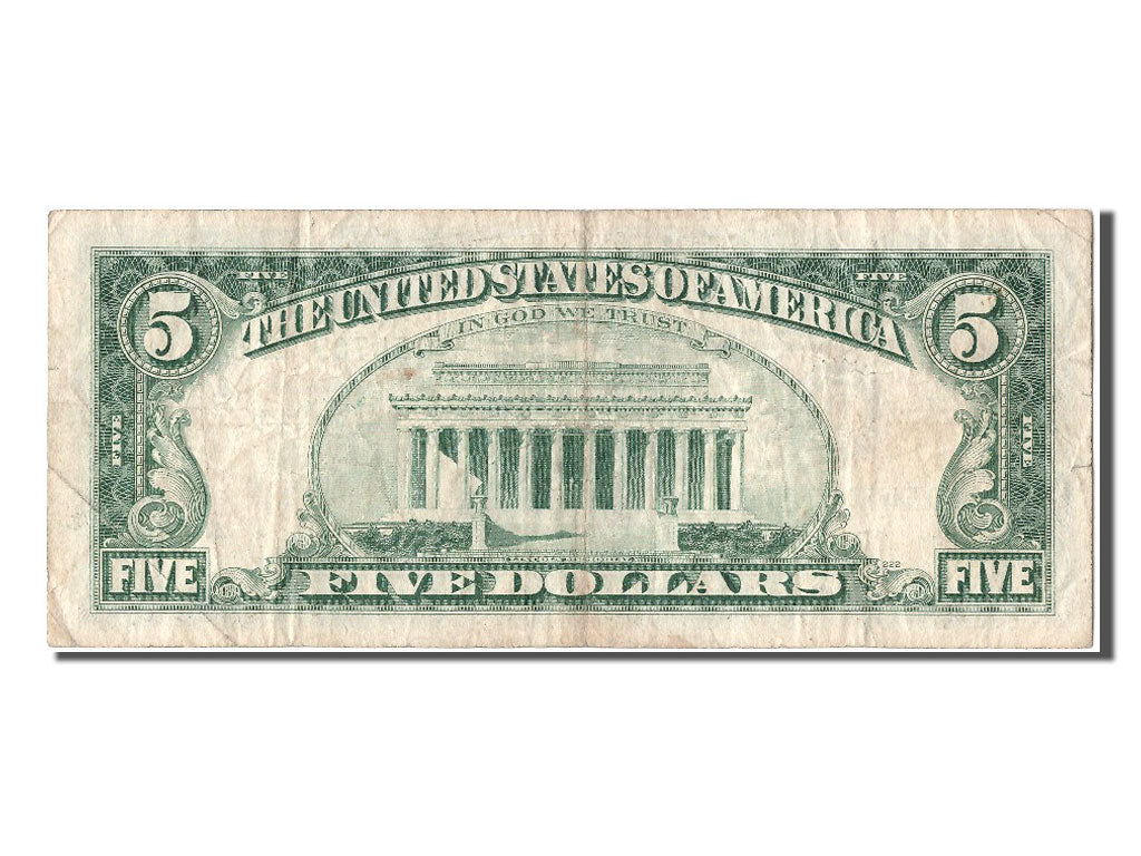 United States, 5 Dollars, 1974, EF(40-45), D54709723B