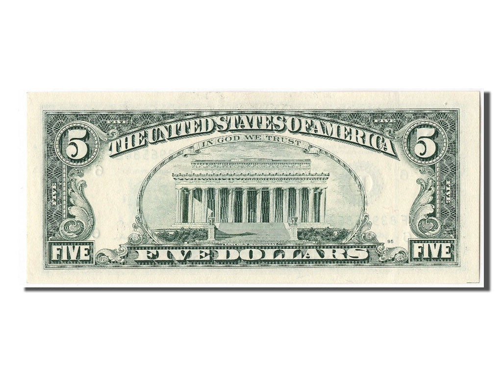 United States, 5 Dollars, 1995, UNC(63), F83965862F
