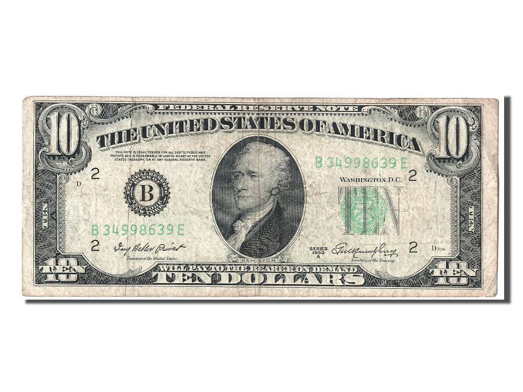 United States, 10 Dollars, 1950, VF(30-35), B34998639E