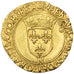 Moneda, Francia, Ecu d'or, Montpellier, MBC+, Oro, Sombart:4878