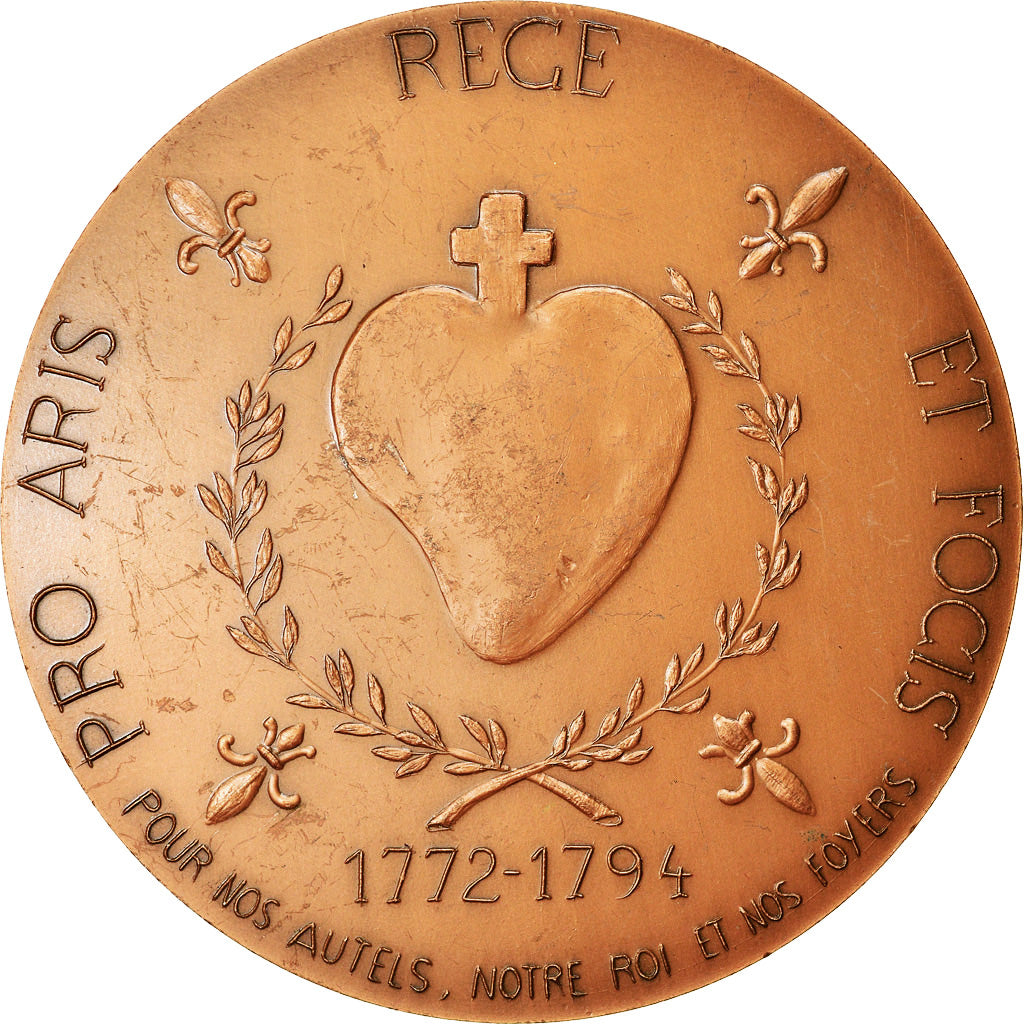 France, Medal, Révolution, Henri de la Rochejaquelein, History, Rips