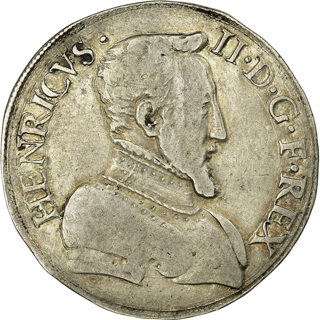 Coin, France, Teston, 1552, Paris, VF(30-35), Silver, Sombart:4558