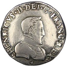 FRANCE, Teston, 1561, Grenoble, EF(40-45), Silver, Sombart #4596, 9.41