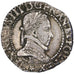 FRANCE, Demi Franc, 1587, Tours, AU(50-53), Silver, Sombart #4716, 7.07