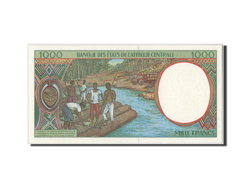 Central African States, 1000 Francs, 1993, KM #402La, UNC(65-70), L 9373487718