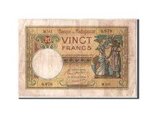 Madagascar, 20 Francs, KM #37, VF(20-25), M.511 0979