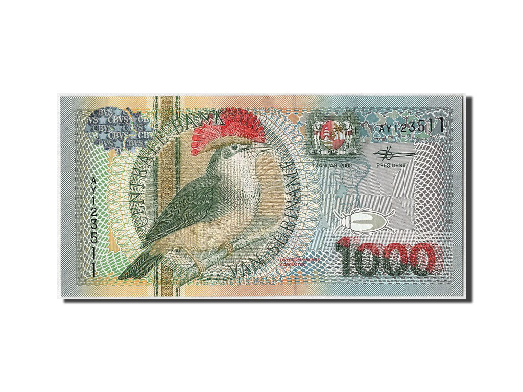 Billete, 1000 Gulden, 2000, Surinam, 2000-01-01, UNC