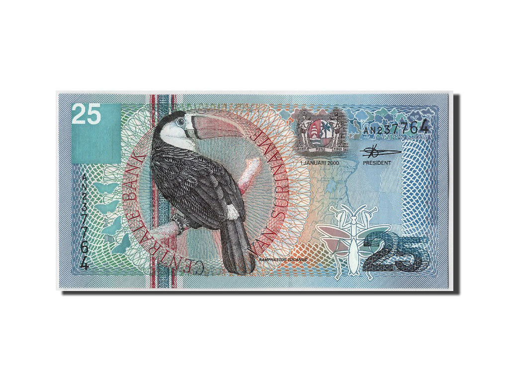 Banconote, Suriname, 25 Gulden, 2000, 2000-01-01, FDS