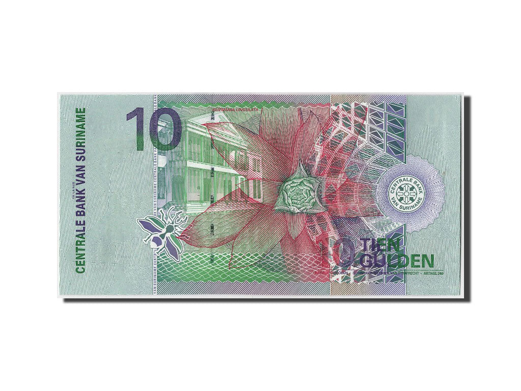 Banknot, Suriname, 10 Gulden, 2000, 2000-01-01, UNC(65-70)