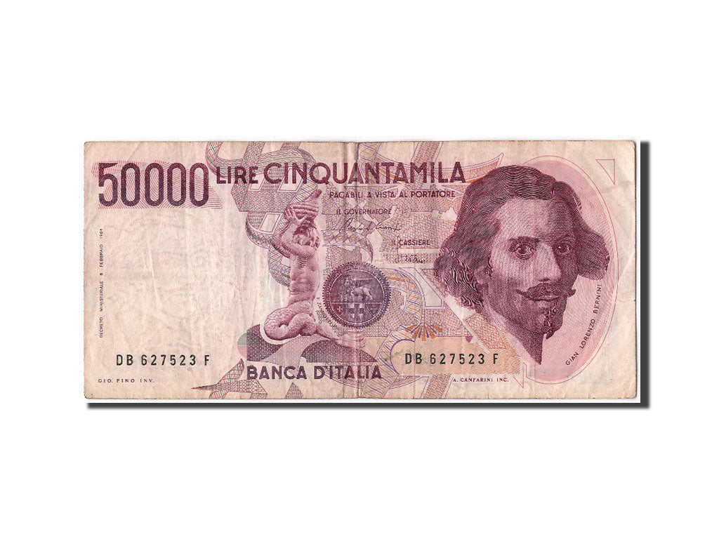 Banknote, Italy, 50,000 Lire, 1984, 1984-02-06, EF(40-45)