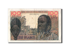 West African States, 100 Francs, KM #2b, AU(50-53), G.274 88104