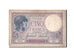 Francia, 5 Francs, 5 F 1917-1940 ''Violet'', 1917, KM:72a, 1917-12-01, MB+, F...