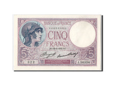 Geldschein, Frankreich, 5 Francs, 5 F 1917-1940 ''Violet'', 1933, 1933-06-22