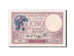 Biljet, Frankrijk, 5 Francs, 5 F 1917-1940 ''Violet'', 1939, 1939-10-19, SPL