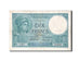 Banknot, Francja, 10 Francs, Minerve, 1918, 1918-03-15, EF(40-45), Fayette:6.3