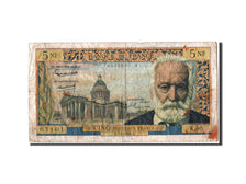France, 5 Nouveaux Francs, 5 NF 1959-1965 ''Victor Hugo'', 1963, KM #141a,...