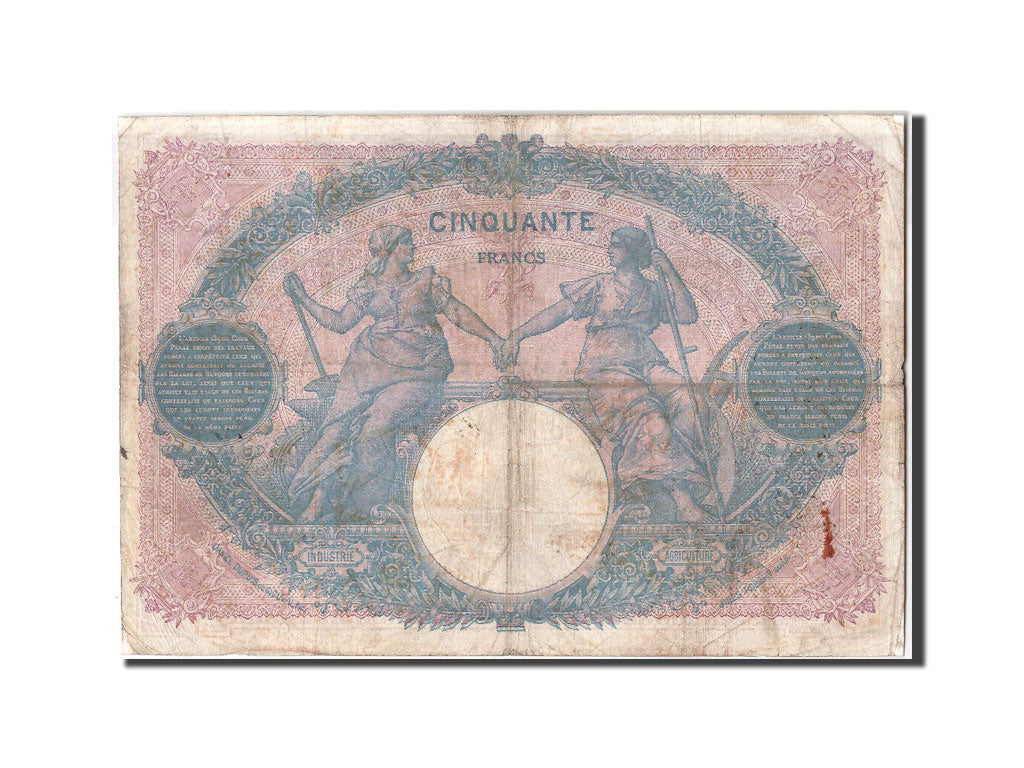 500 Francs Type Bleu et Rose type 1889