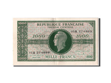 Biljet, Frankrijk, 1000 Francs, 1943-1945 Marianne, SUP+, Fayette:VF 12.1