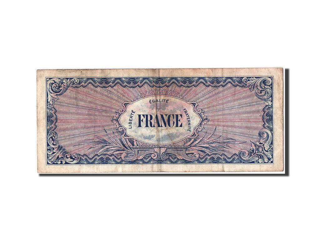 Biljet, Frankrijk, 50 Francs, 1945 Verso France, 1945-06-04, TB+, Fayette:VF
