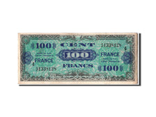 France, 100 Francs, 1945 Verso France, KM #123c, 1945-06-04, EF(40-45),...