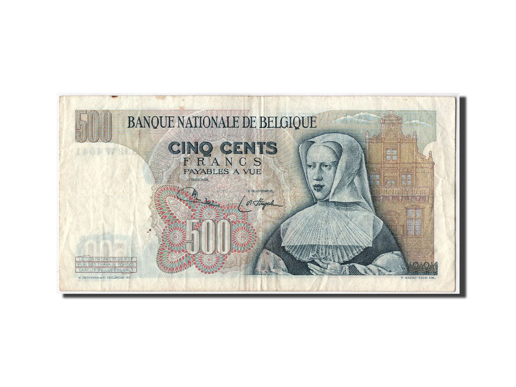 Banknote, Belgium, 500 Francs, 1975, 1975-04-24, EF(40-45)