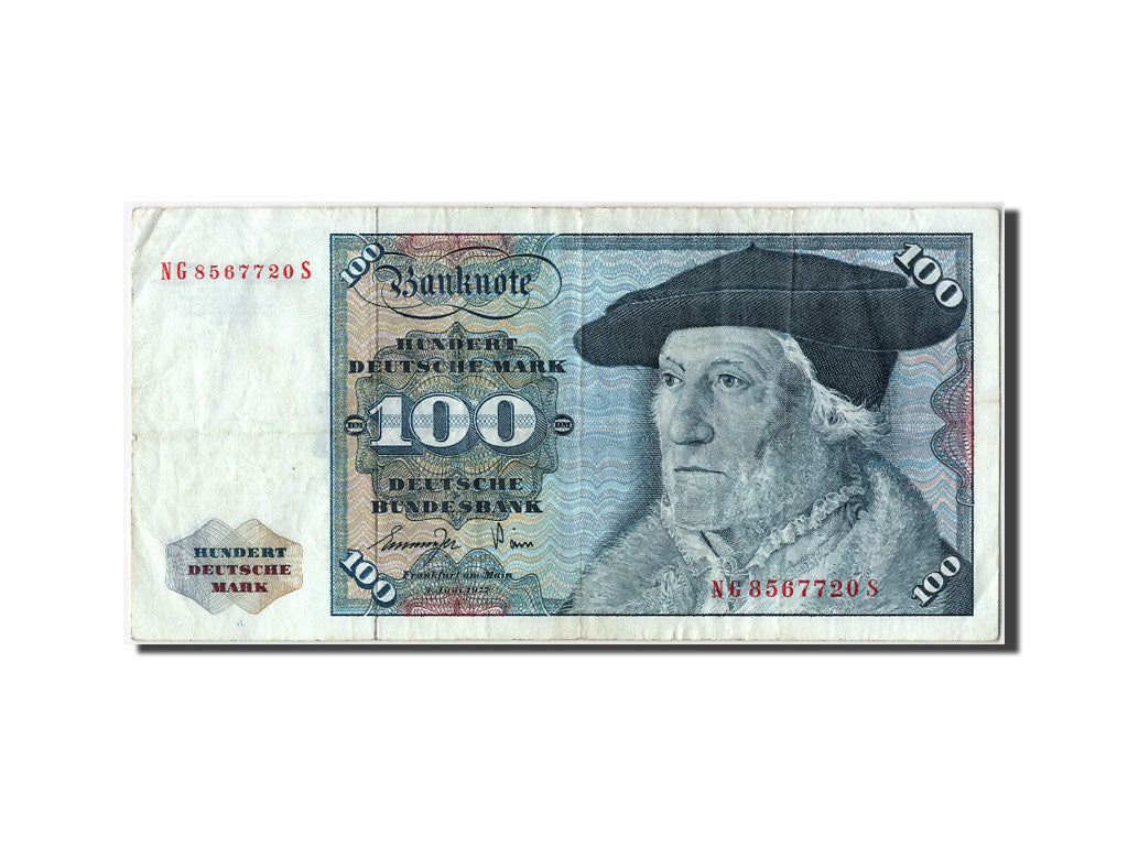 Banknote, GERMANY - FEDERAL REPUBLIC, 100 Deutsche Mark, 1977, 1977-06-01