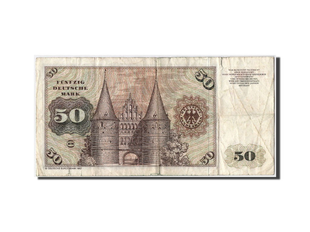 Germany - Federal Republic, 50 Deutsche Mark, 1980, KM #33d, 1980-01-02,...