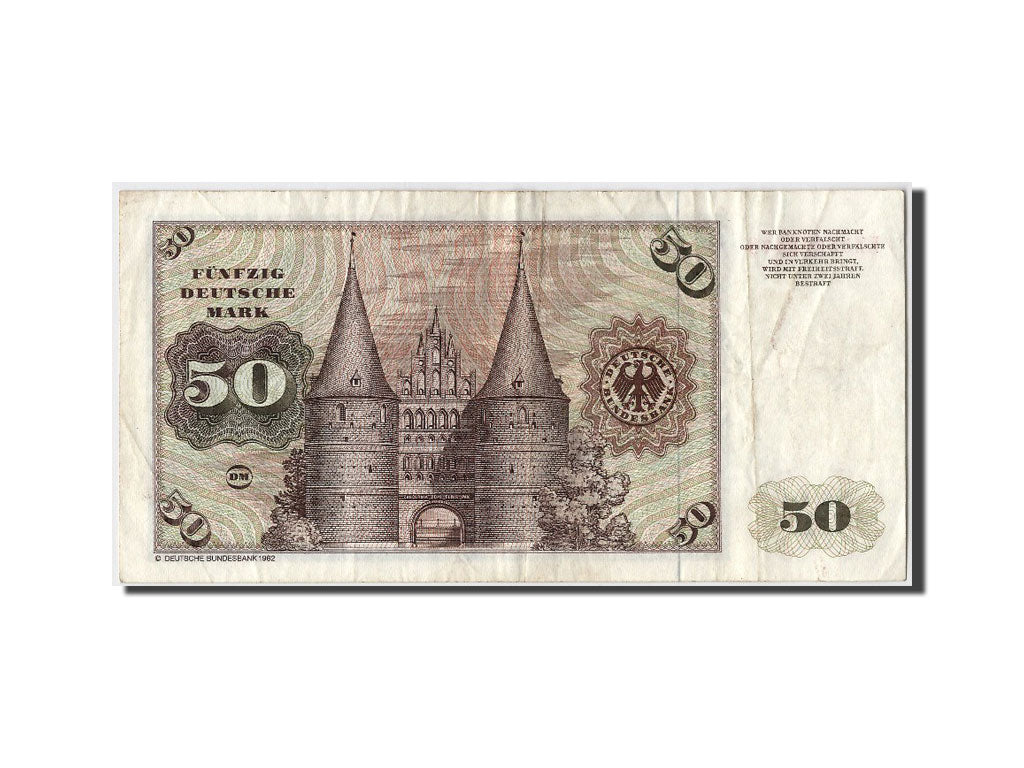 Biljet, Federale Duitse Republiek, 50 Deutsche Mark, 1980, 1980-01-02, TTB