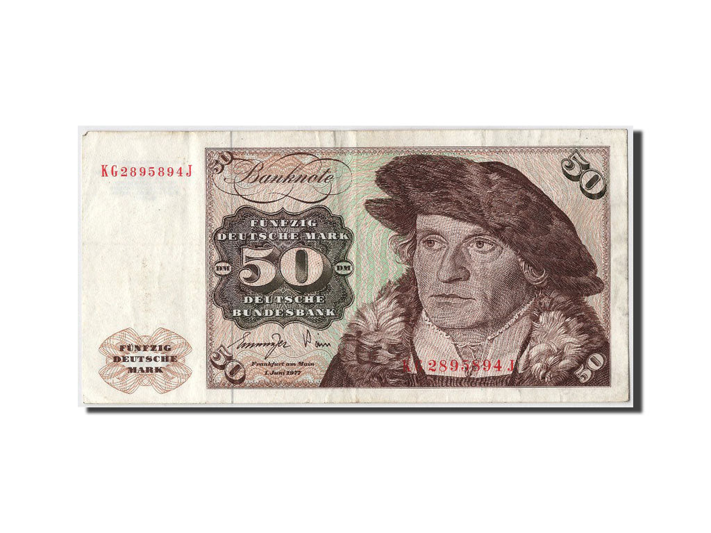 Germany - Federal Republic, 50 Deutsche Mark, 1977, KM #33b, 1977-06-01,...