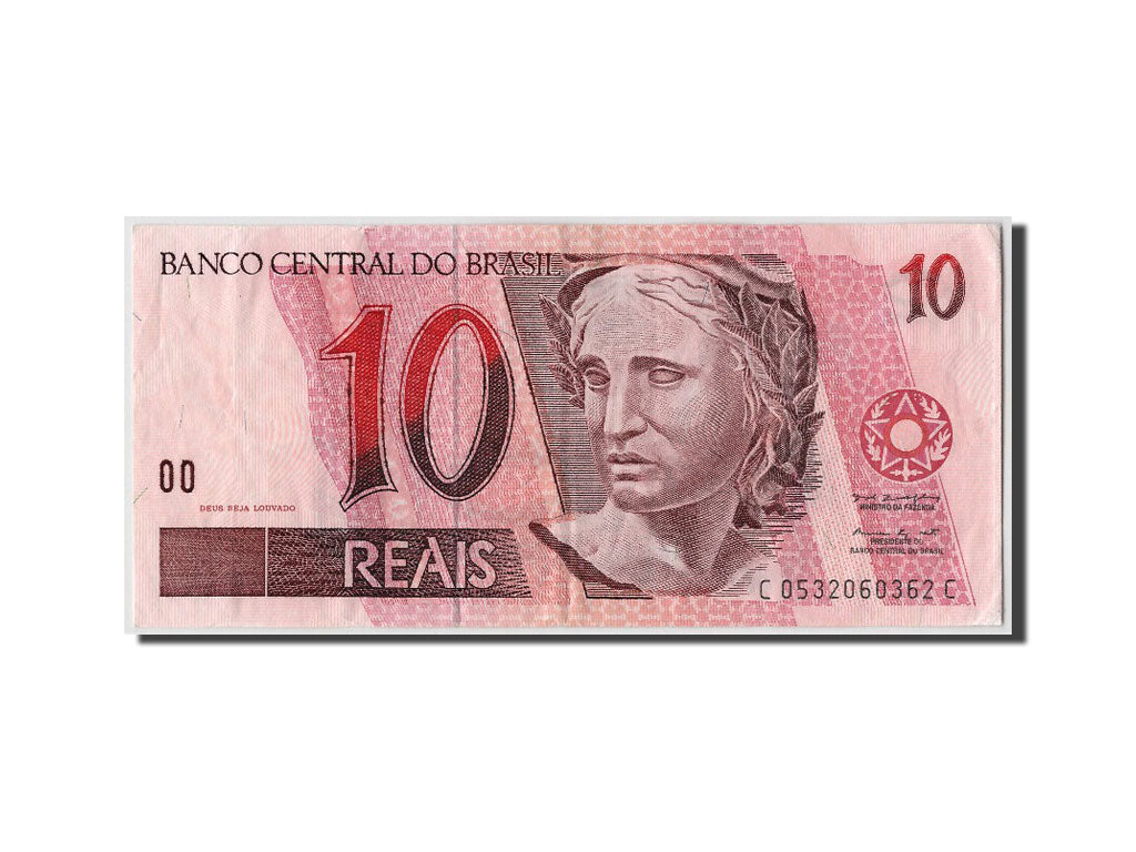 Brazil, 10 Reais, KM #245Af, AU(50-53), C0532060362C
