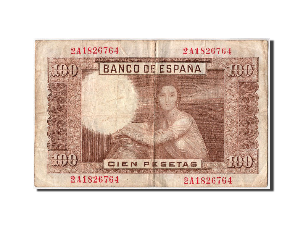 Billete, 100 Pesetas, 1953, España, 1953-04-07, BC
