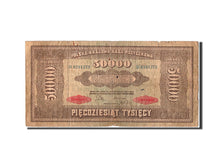 Poland, 50,000 Marek, 1922, KM #33, 1922-10-10, VF(20-25), D6281273